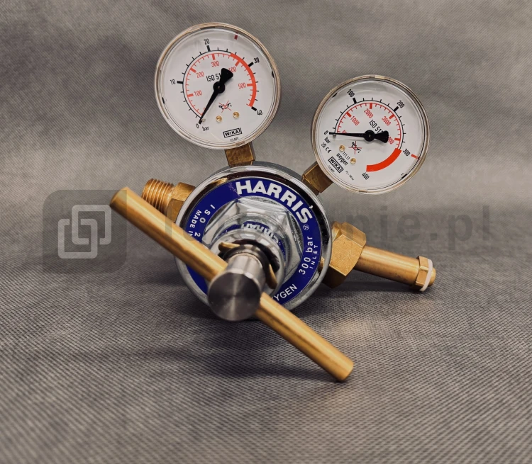 Reduktor tlen Harris model H25 butlowy 0-25 bar