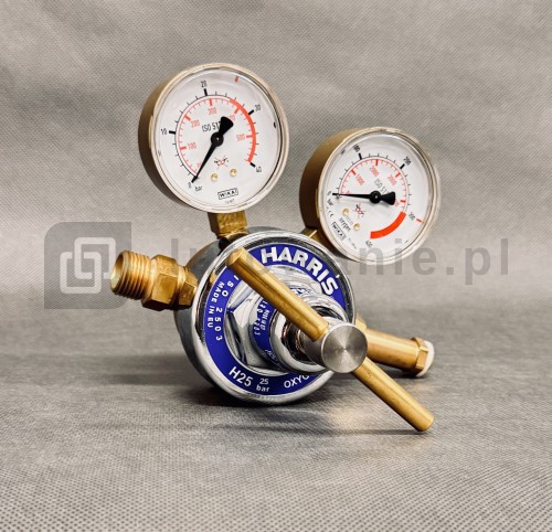 Reduktor tlen Harris model H25 butlowy 0-25 bar